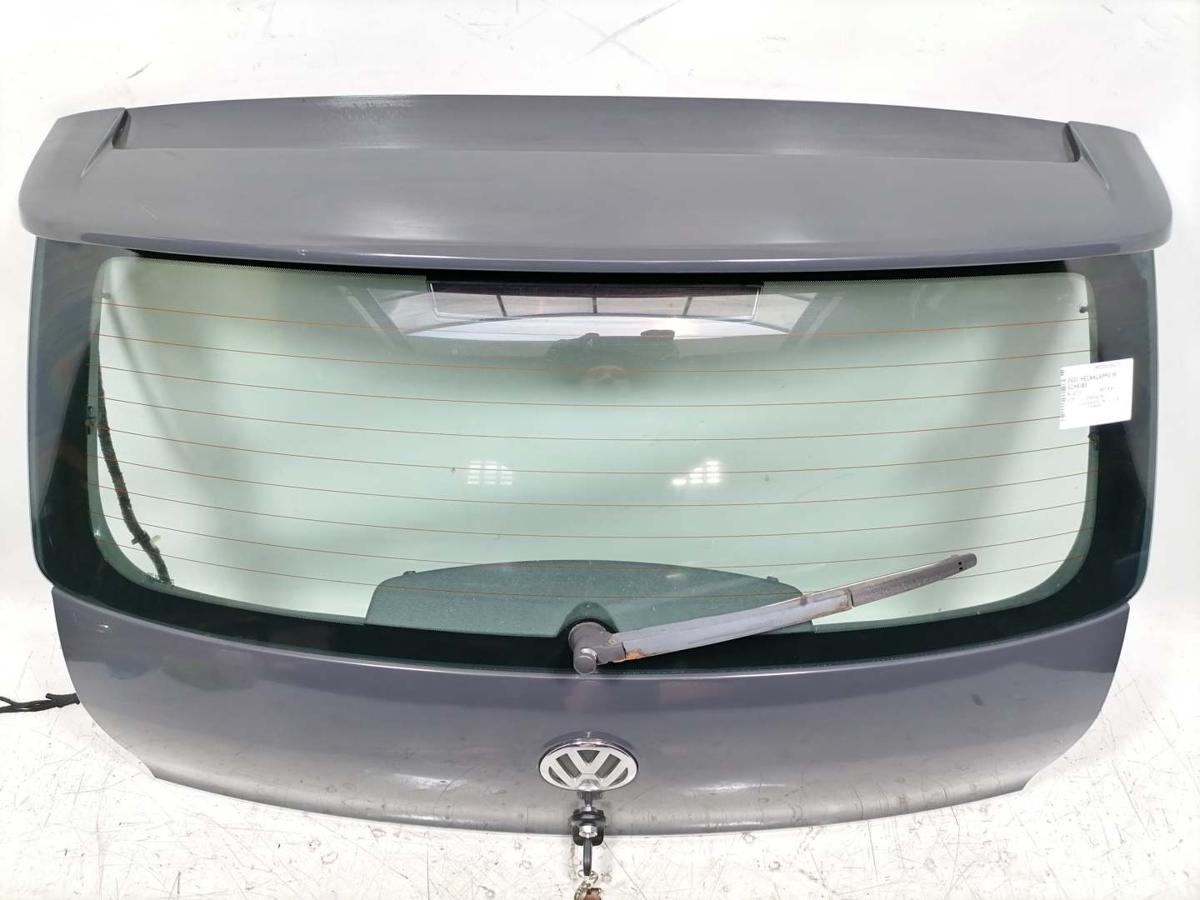 VW Fox original Heckklappe mit Heckscheibe LI7F Uranograu Bj.2010